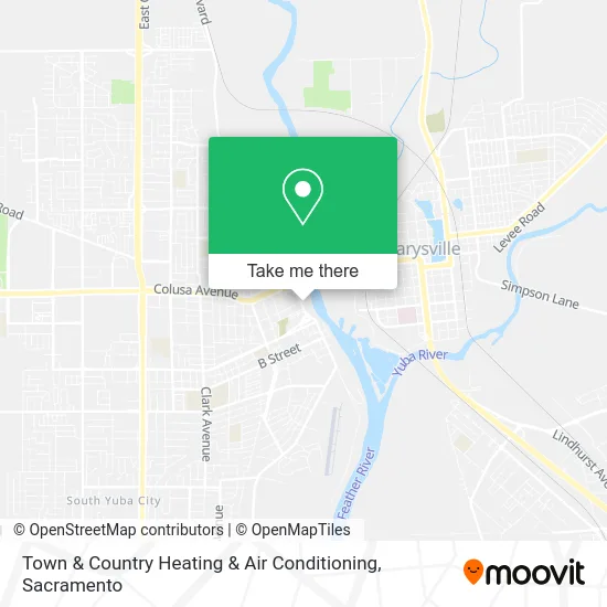 Mapa de Town & Country Heating & Air Conditioning