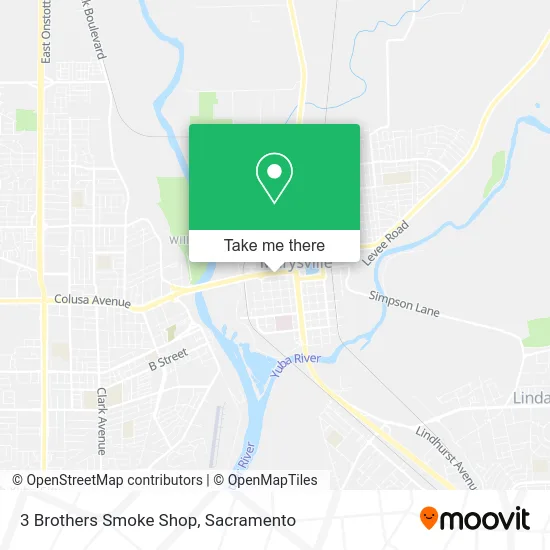 Mapa de 3 Brothers Smoke Shop