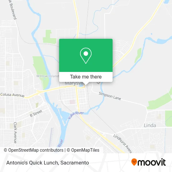 Mapa de Antonio's Quick Lunch