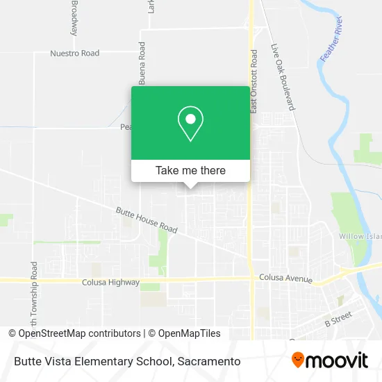 Mapa de Butte Vista Elementary School