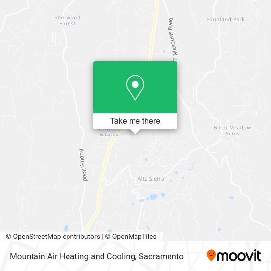 Mountain Air Heating and Cooling map