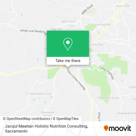Mapa de Jacqui Meehan Holistic Nutrition Consulting