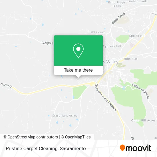 Mapa de Pristine Carpet Cleaning
