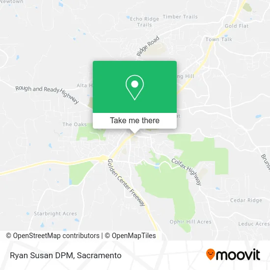 Mapa de Ryan Susan DPM