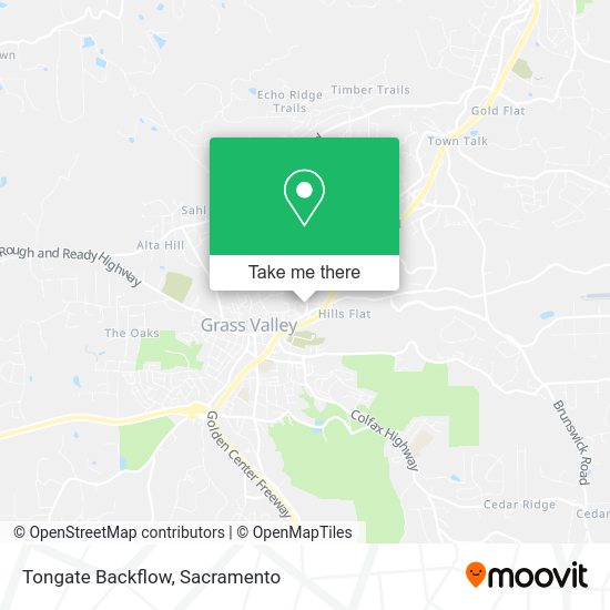 Tongate Backflow map