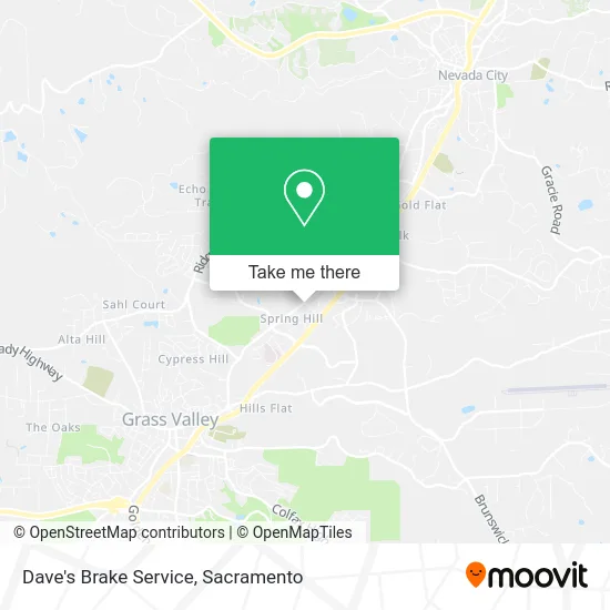 Dave's Brake Service map