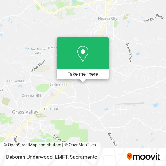 Mapa de Deborah Underwood, LMFT