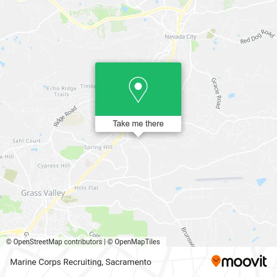 Mapa de Marine Corps Recruiting