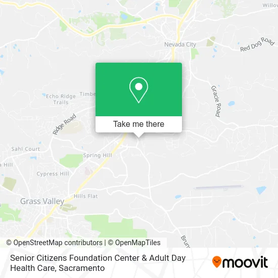 Senior Citizens Foundation Center & Adult Day Health Care map