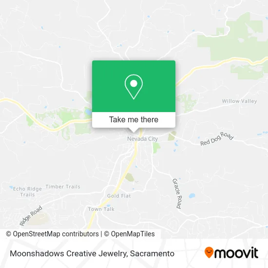 Moonshadows Creative Jewelry map