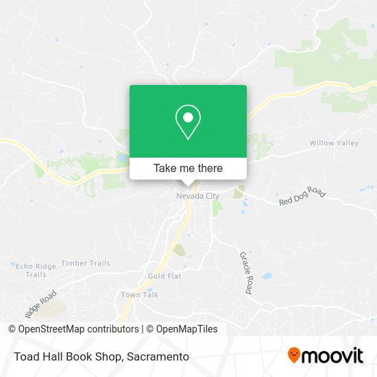 Toad Hall Book Shop map