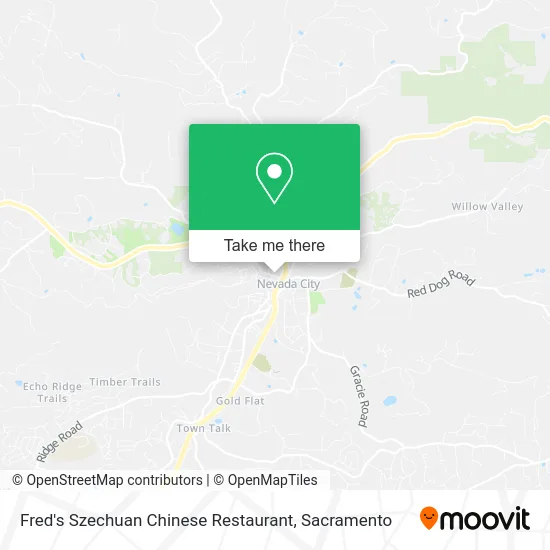 Fred's Szechuan Chinese Restaurant map