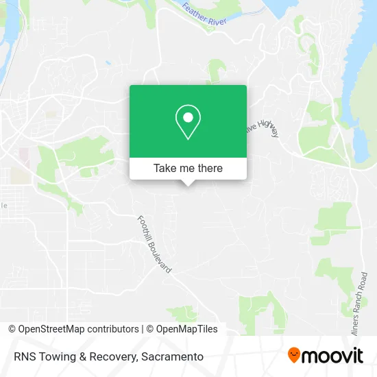 RNS Towing & Recovery map