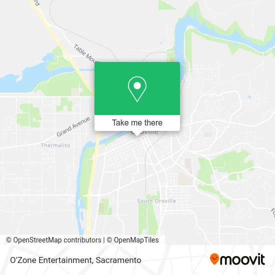 O'Zone Entertainment map