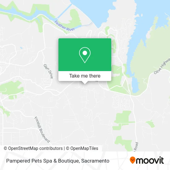 Mapa de Pampered Pets Spa & Boutique