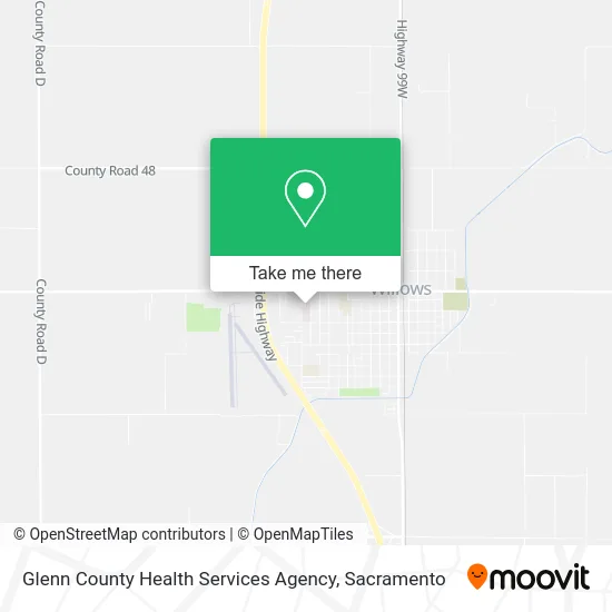 Mapa de Glenn County Health Services Agency