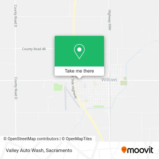 Mapa de Valley Auto Wash