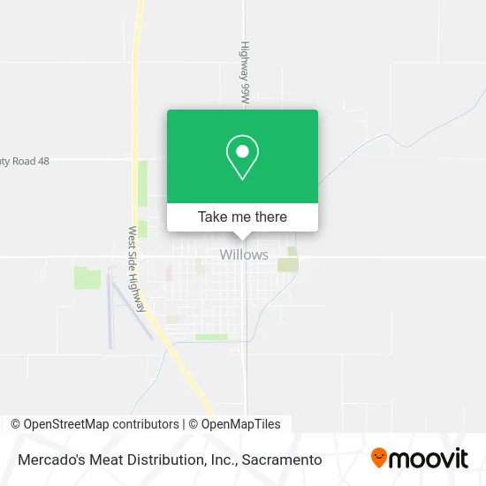 Mapa de Mercado's Meat Distribution, Inc.