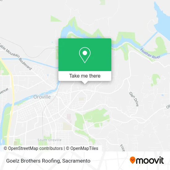 Goelz Brothers Roofing map