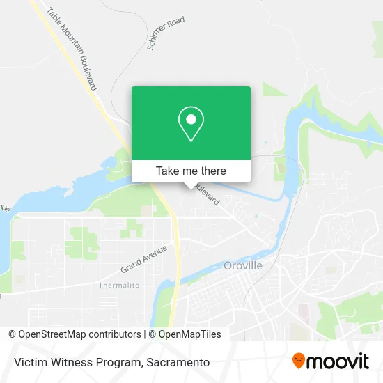 Victim Witness Program map