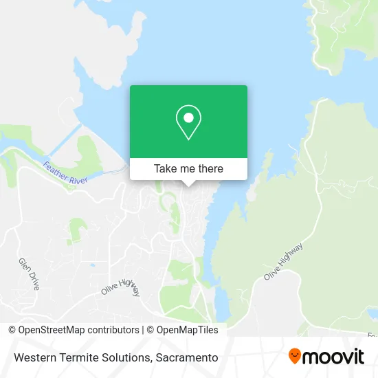 Western Termite Solutions map