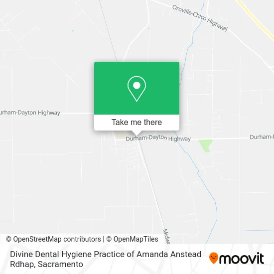 Divine Dental Hygiene Practice of Amanda Anstead Rdhap map