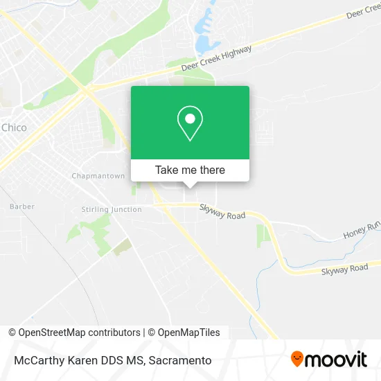 McCarthy Karen DDS MS map