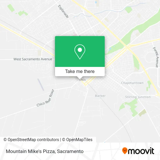 Mapa de Mountain Mike's Pizza