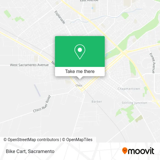 Mapa de Bike Cart