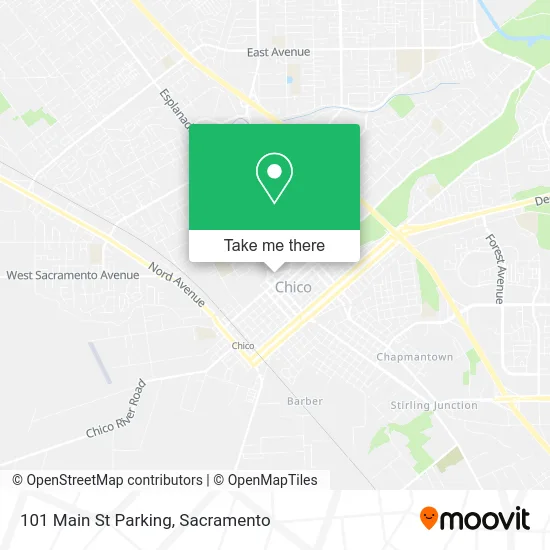 Mapa de 101 Main St Parking