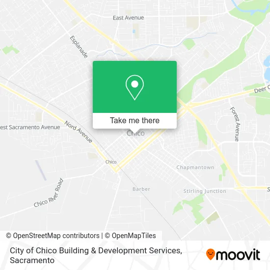 Mapa de City of Chico Building & Development Services