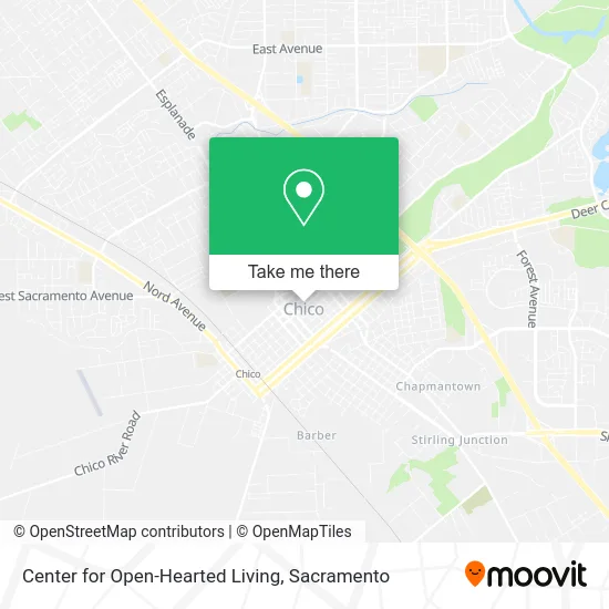 Mapa de Center for Open-Hearted Living