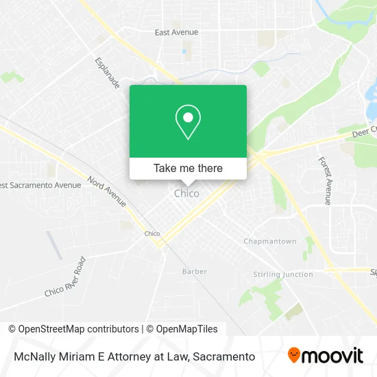 Mapa de McNally Miriam E Attorney at Law