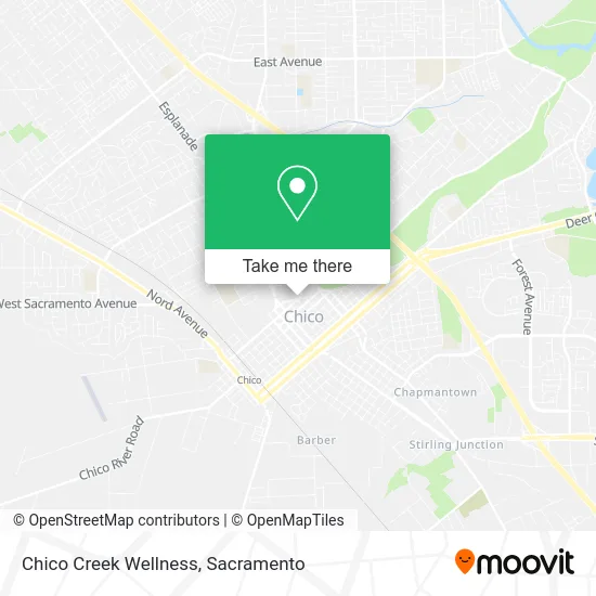 Mapa de Chico Creek Wellness