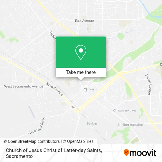 Mapa de Church of Jesus Christ of Latter-day Saints