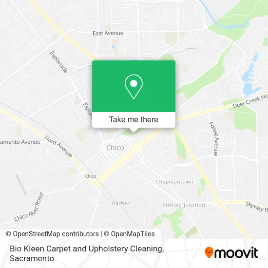 Mapa de Bio Kleen Carpet and Upholstery Cleaning