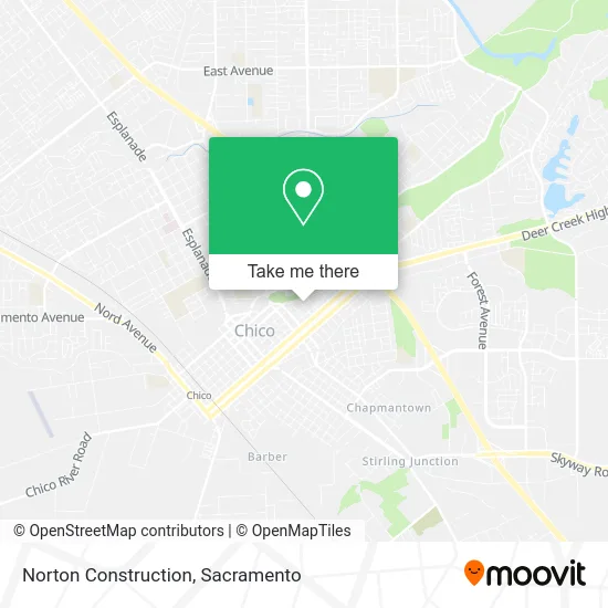 Mapa de Norton Construction