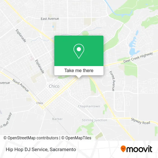 Mapa de Hip Hop DJ Service