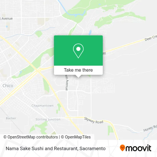 Mapa de Nama Sake Sushi and Restaurant