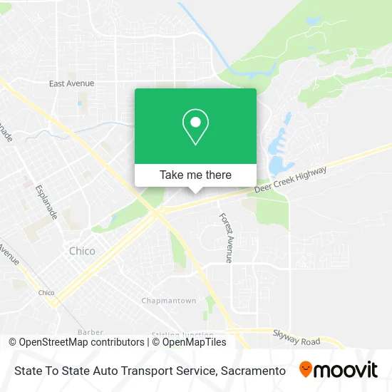 State To State Auto Transport Service map