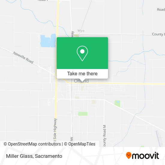 Miller Glass map