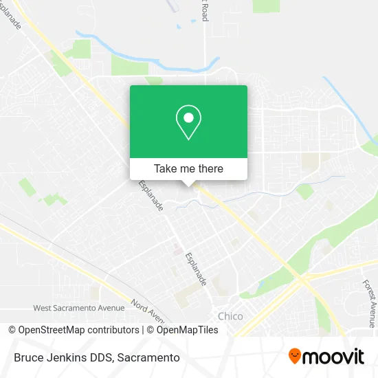 Mapa de Bruce Jenkins DDS