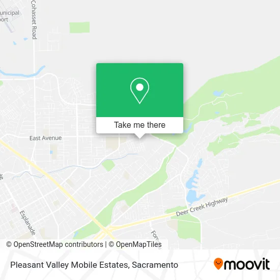 Pleasant Valley Mobile Estates map