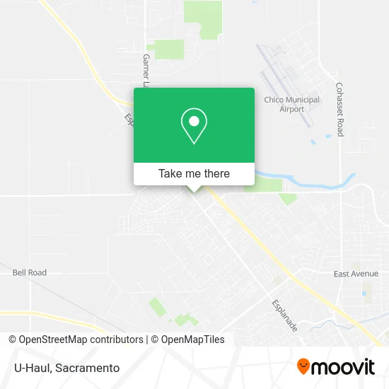 U-Haul map