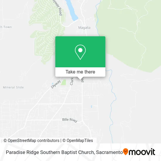 Mapa de Paradise Ridge Southern Baptist Church