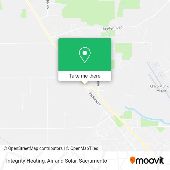 Integrity Heating, Air and Solar map