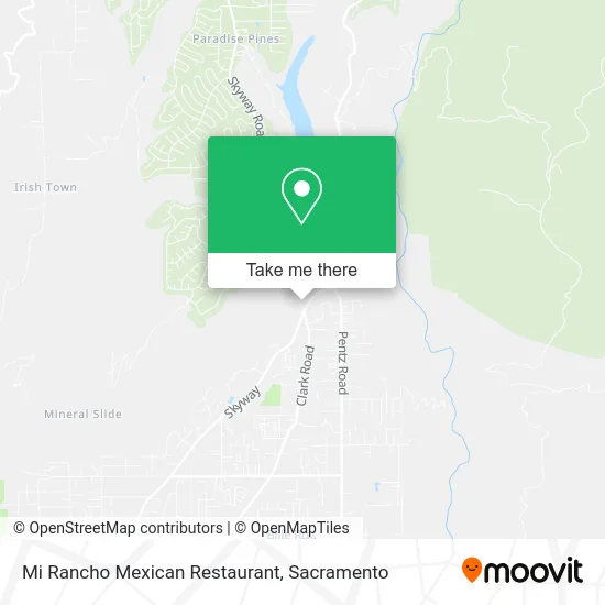 Mapa de Mi Rancho Mexican Restaurant