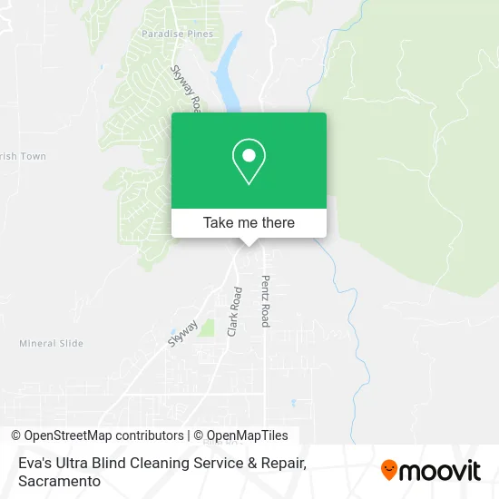 Mapa de Eva's Ultra Blind Cleaning Service & Repair