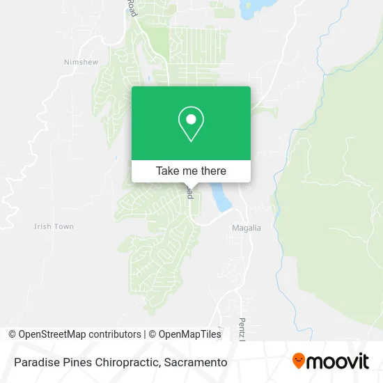 Paradise Pines Chiropractic map