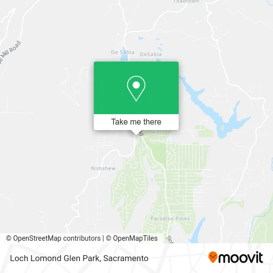 Loch Lomond Glen Park map